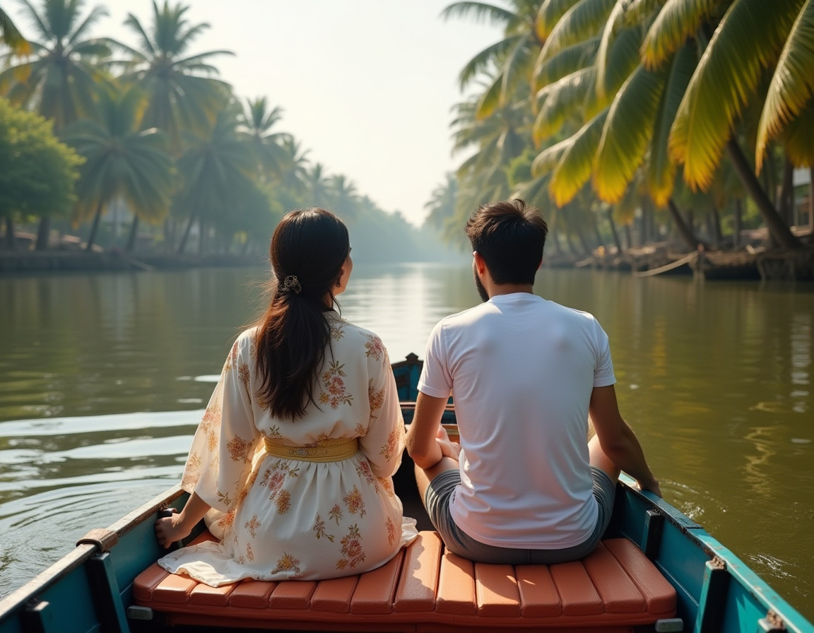 Honeymoon Shikara Cruise in Alleppey